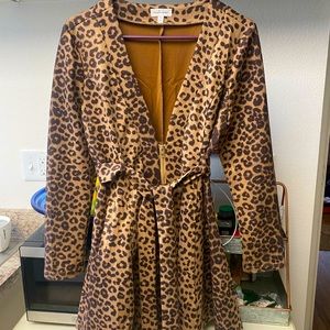 Leopard Blazer Dress